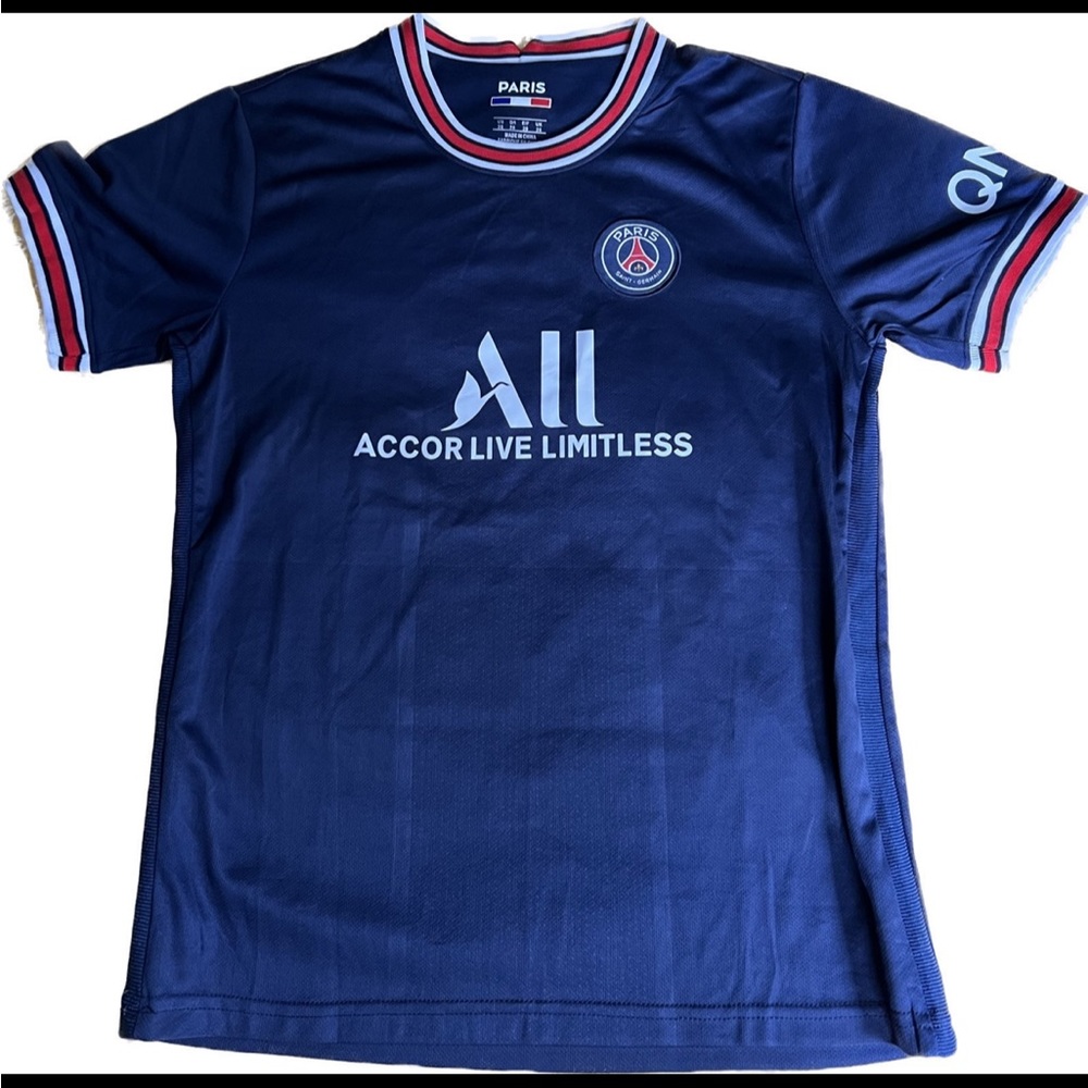 Paris Saint Germain soccer jersey